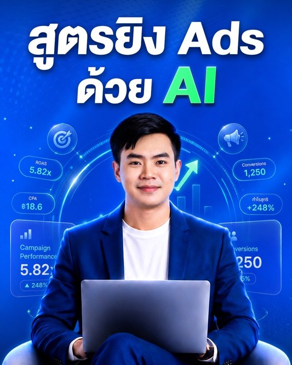 สูตรยิง Ads ด้วย AI แบบจับมือทำ